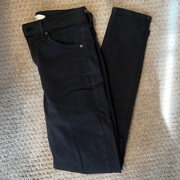 Topshop Jamie High Waist Ripped Skinny Jeans - Picture 3 of 7